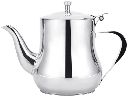 SANQIAHOME 570ml(19Oz) stainless steel small teapot