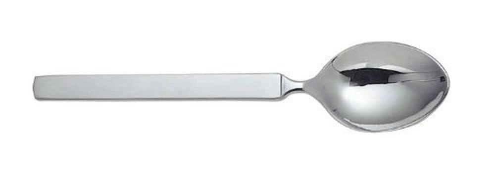 Alessi ''Dry'' 5-3/4-Inch Tea Spoon With Satin Handle, Set Of 6