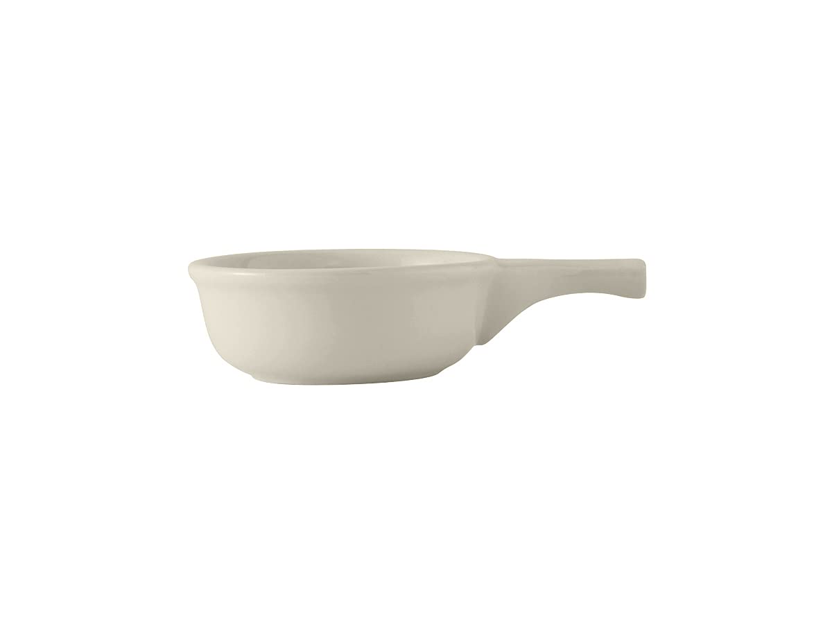 Tuxton China Tre-048 French Casserole Dish, 10 Oz., 7-3/8'' X 4-7/8'' X 2''H, Microwave & Dishwasher Safe, Oven Proof, Fully Vit