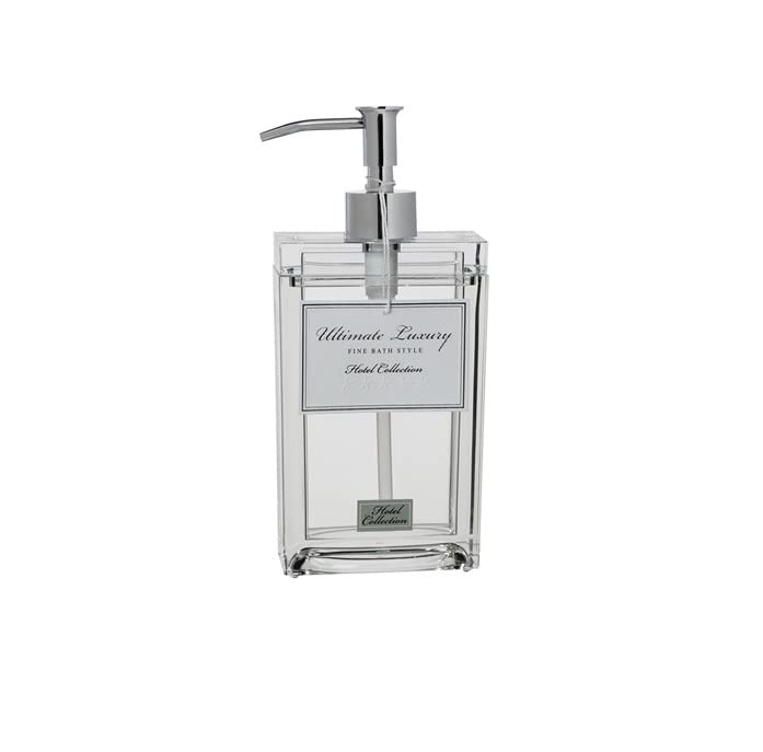 Creativeware Clear Acrylic Hotel Collection Lotion Pump