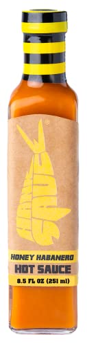 Honey Habanero Hot Sauce By Hank Sauce - Habanerocayenne Blend Infused With Honey, Fresh Garlic  Herbs - Multipurpose Craft Hot