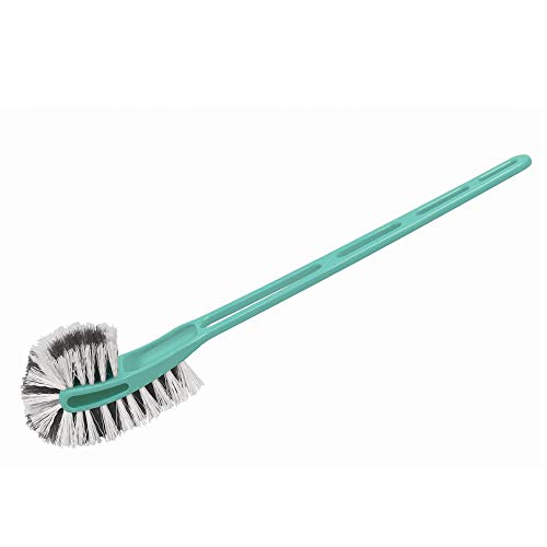 Spotzero By Milton Double Side Normal Bristles Toilet Brush, Multicolor(Pack Of 1)