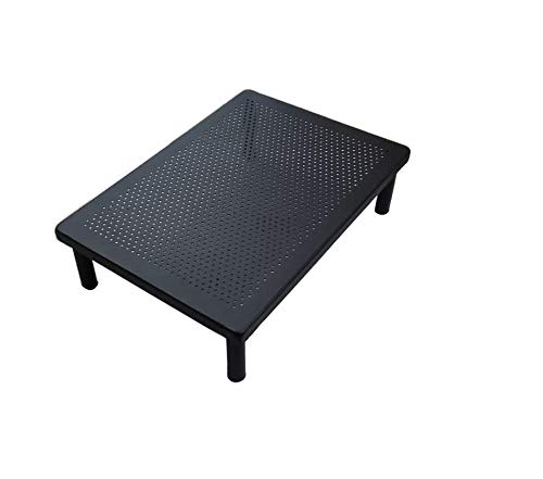 APPUCOCO Heavy Metal Universal Microwave Oven Fix Stand for Kitchen Platform - Floor (Up to 30L) Black.