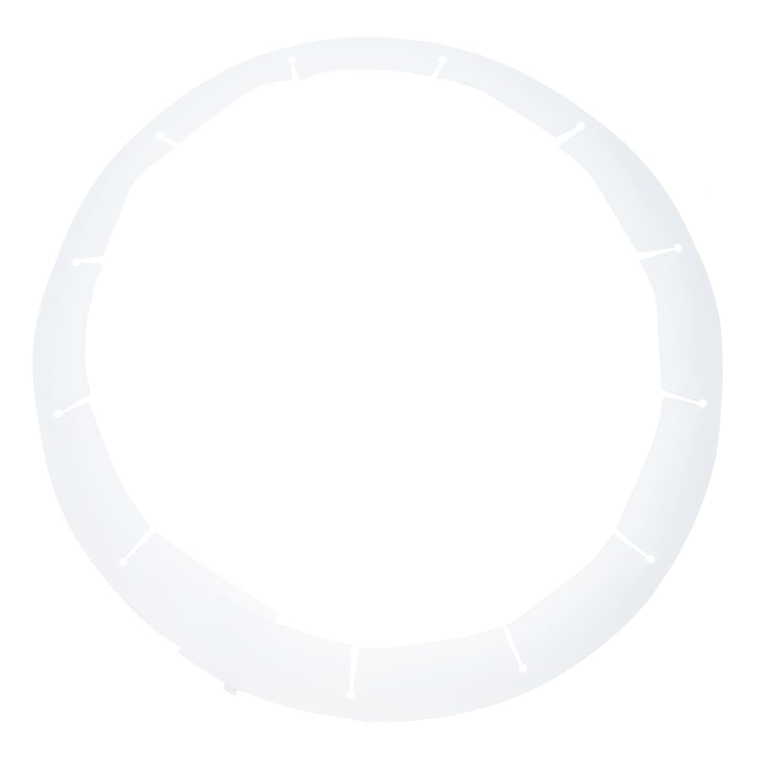 UAREBST Adjustable Pie Crust Shields Baking Protectors, Silicone Cover Ring Fits 8-11.4 Inch Pies, Baking Pie Pizza Crust Shield