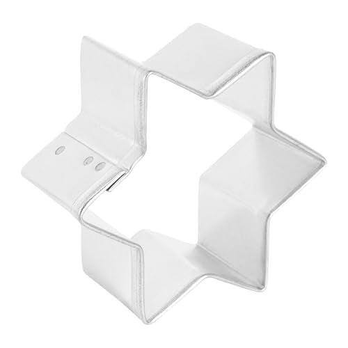 R&M Star Six Point 3.5'' Cookie Cutter In Durable, Economical, Tinplated Steel