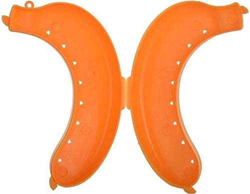 Doveaz Plastic Banana Case Food Storage Container, Banana Case Cover (Multicolour - Set Of 3)