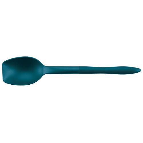 Rachael Ray Tools and Gadgets Spoon  Slotted and Solid Turners Set/ Cooking Utensils - 3 Piece  Teal Blue