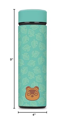 Controller Gear Animal Crossing 17Oz Water Bottle (Teal Leaves)