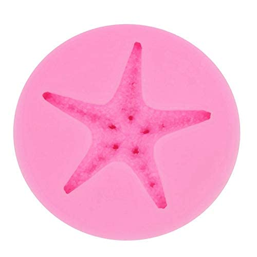 Starfish Shell Fondant Silicone Molds Cake Candy Cake Decoration Tools Diy Creative Chocolate Mold