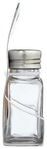 Farberware 5216093 Salt And Pepper Shakers, Glass/Stainless Steel
