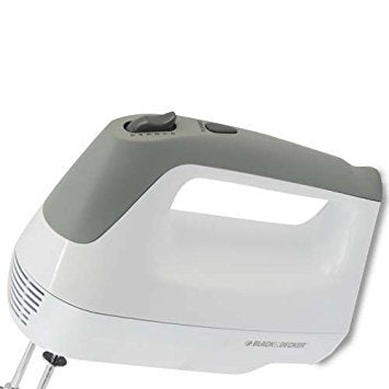 Black+Decker Lightweight Hand Mixer, White, Mx1500W