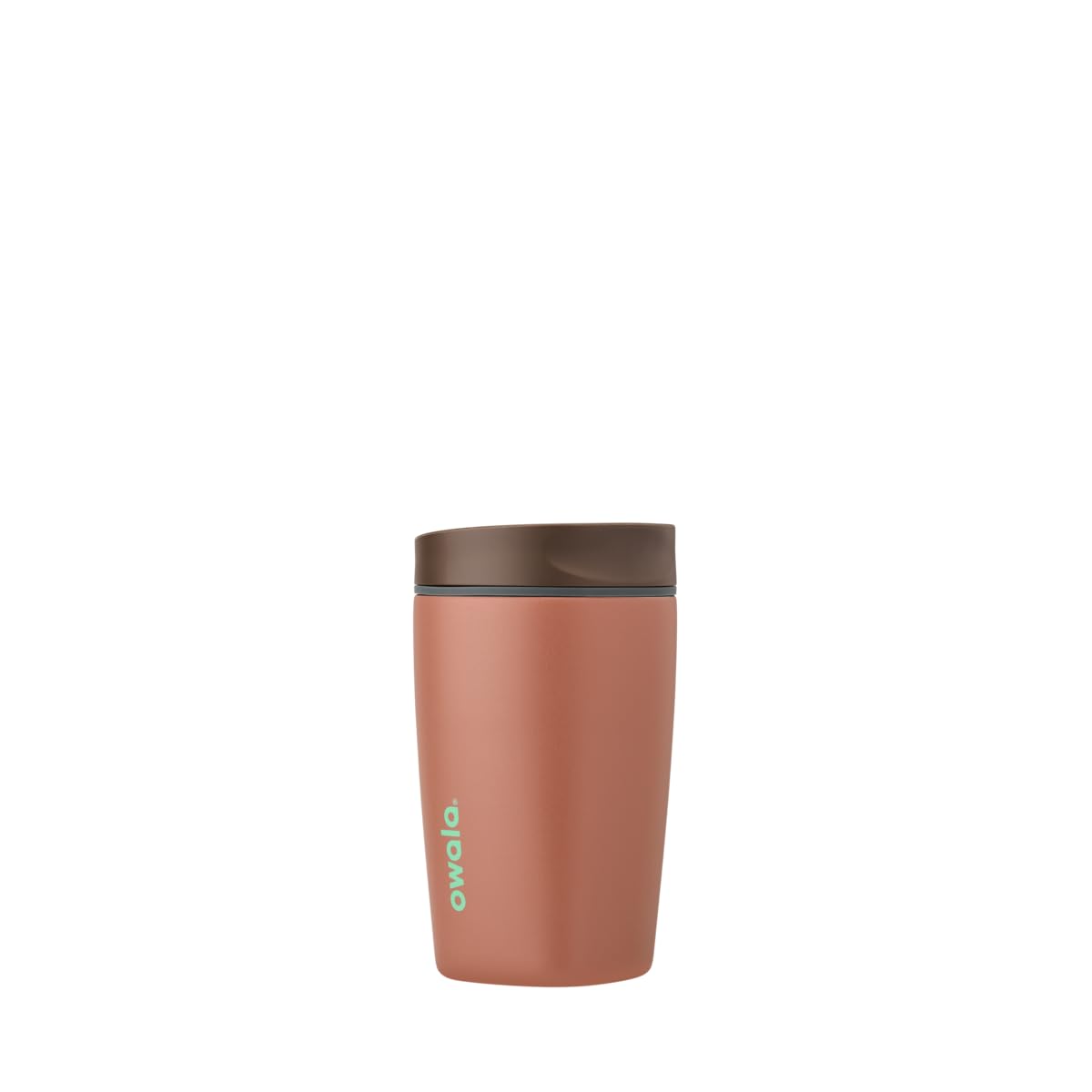 Owala SmoothSip Slider Insulated Stainless Steel Coffee Tumbler, Reusable Iced Coffee Cup, Hot Coffee Travel Mug, BPA Free 12 oz