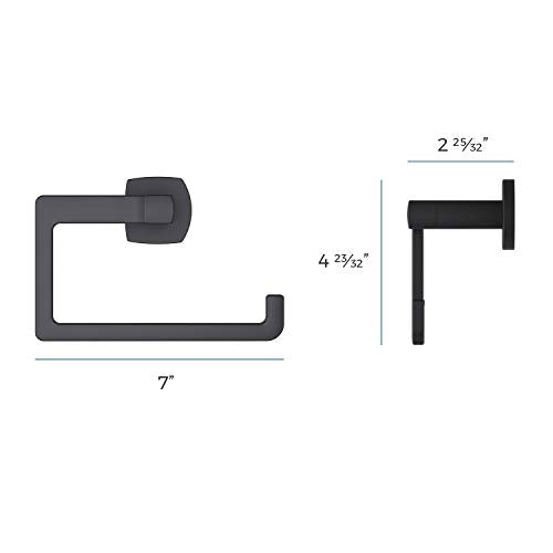 Pfister Brb-Da1B Deckard-Towel Ring, Matte Black