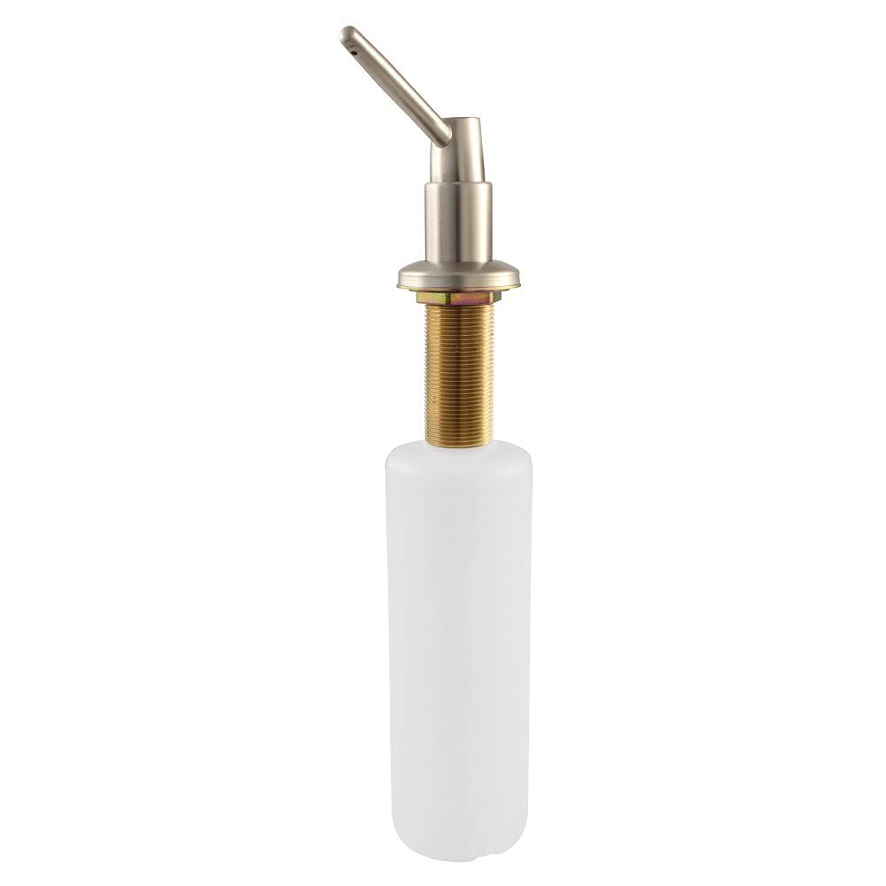 Kingston Brass SD8628 Elinvar Soap Dispenser for Granite Countertop  Brushed Nickel