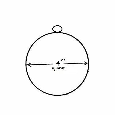 Friendship Ball November 4 Inch Kugel Witch Ball by Iron Art Glass Designs