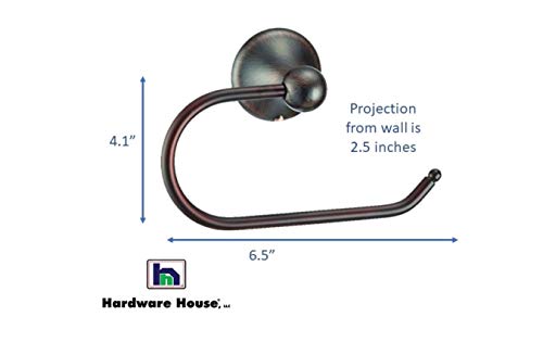 Hardware House H10-9567 Newport Collection Toilet Paper Holder, Oil Rubbed Bronze