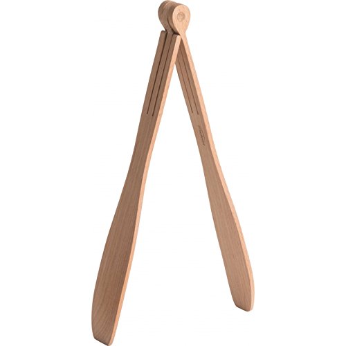 Trudeau , Brown Grill And Kitchen Tongs Of Wood, Medium