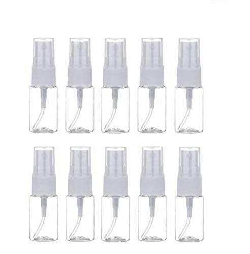 DNHCLL 10 Pieces 0.35oz/10ml Mini Fine Mist Spray Bottles, Empty Clear Travel Containers Water Mist Sprayer for Travel Cosmetic 