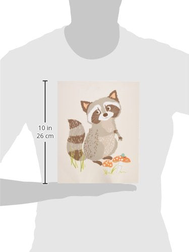 Sea Urchin Studio Woodland Art Print, Raccoon, 8'' X 10''