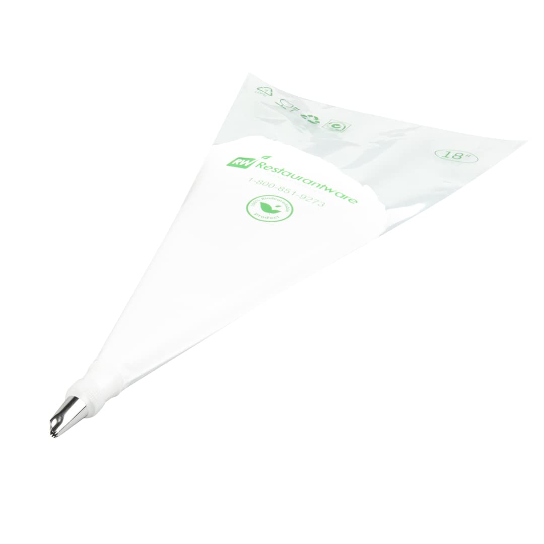 Restaurantware Pastry Tek Piping Tip 1 Reusable Ruffle Icing Tip - #86 Dent-Resistant Stainless Steel Pastry Tip Dishwasher-Safe