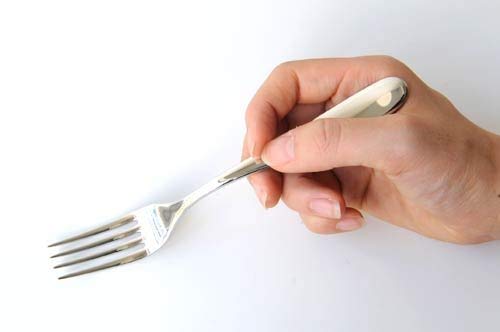 Alessi Mami Dessert Fork, One Size, Silver