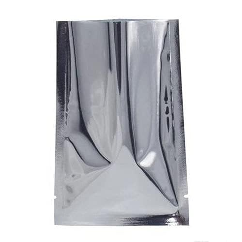 Retailvibes 6X8 Inch | 100 Pcs Aluminium Silver Foil Pouches For Food Tea Coffee Packaging. 15X20 Cm Packing Pouches Storage Bag
