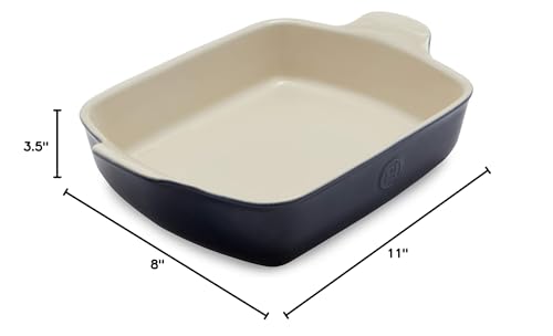 Emile Henry 11'' x 8'' Medium Rectangular Baker - Modern Classics Collection  Twilight