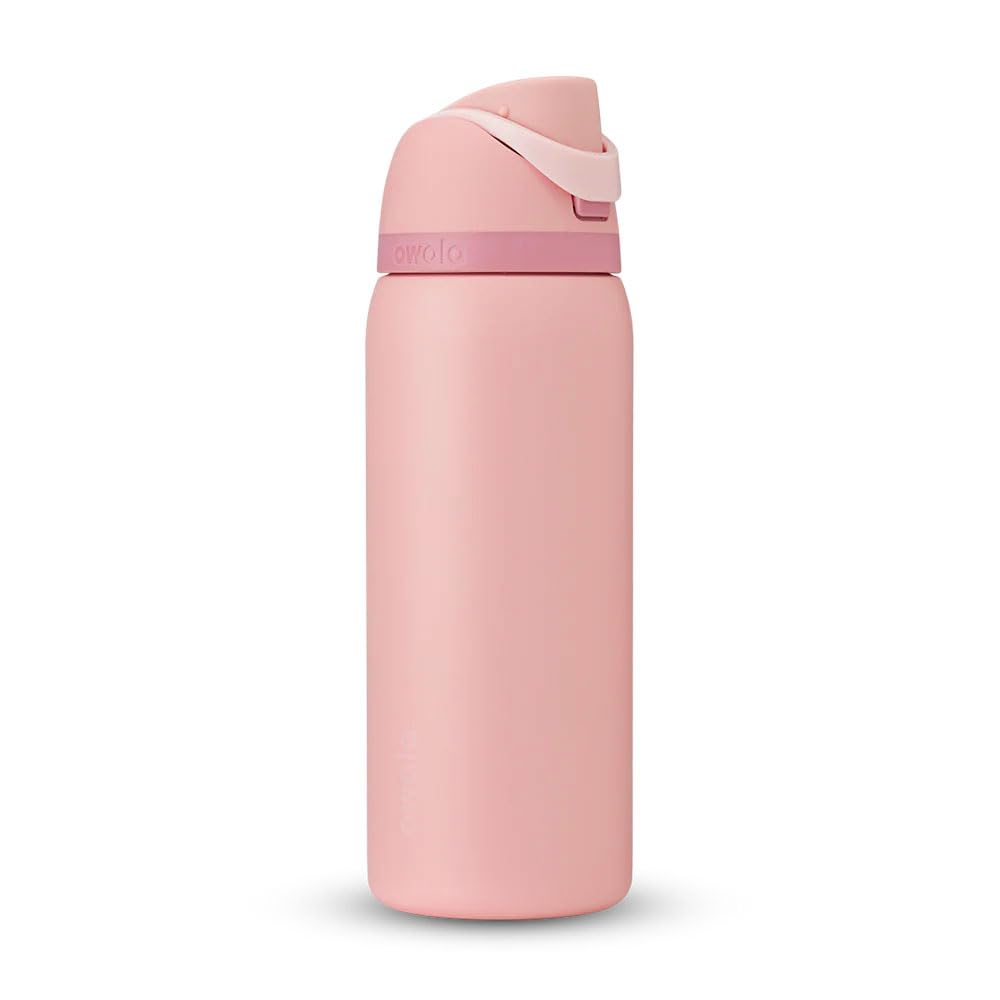 Owala FreeSip Rose Quartz Water Bottle, 32 oz