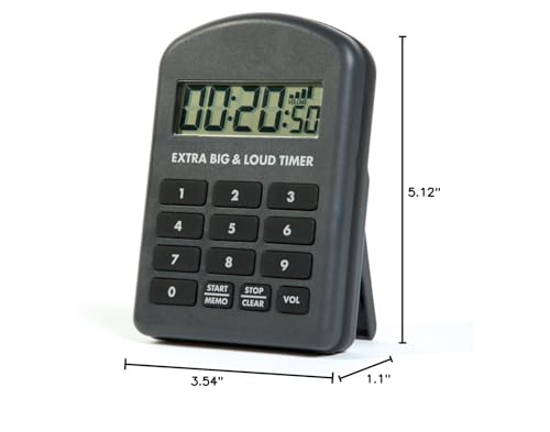 Extra Big & Loud Timer - For Noisy Commercial Kitchens!