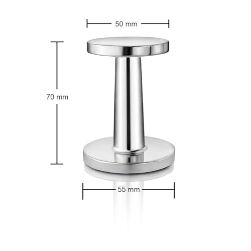 Cuisinox Heavyweight Aluminum Dual-Sided Espresso Tamper, 1.95'' And 2.15''