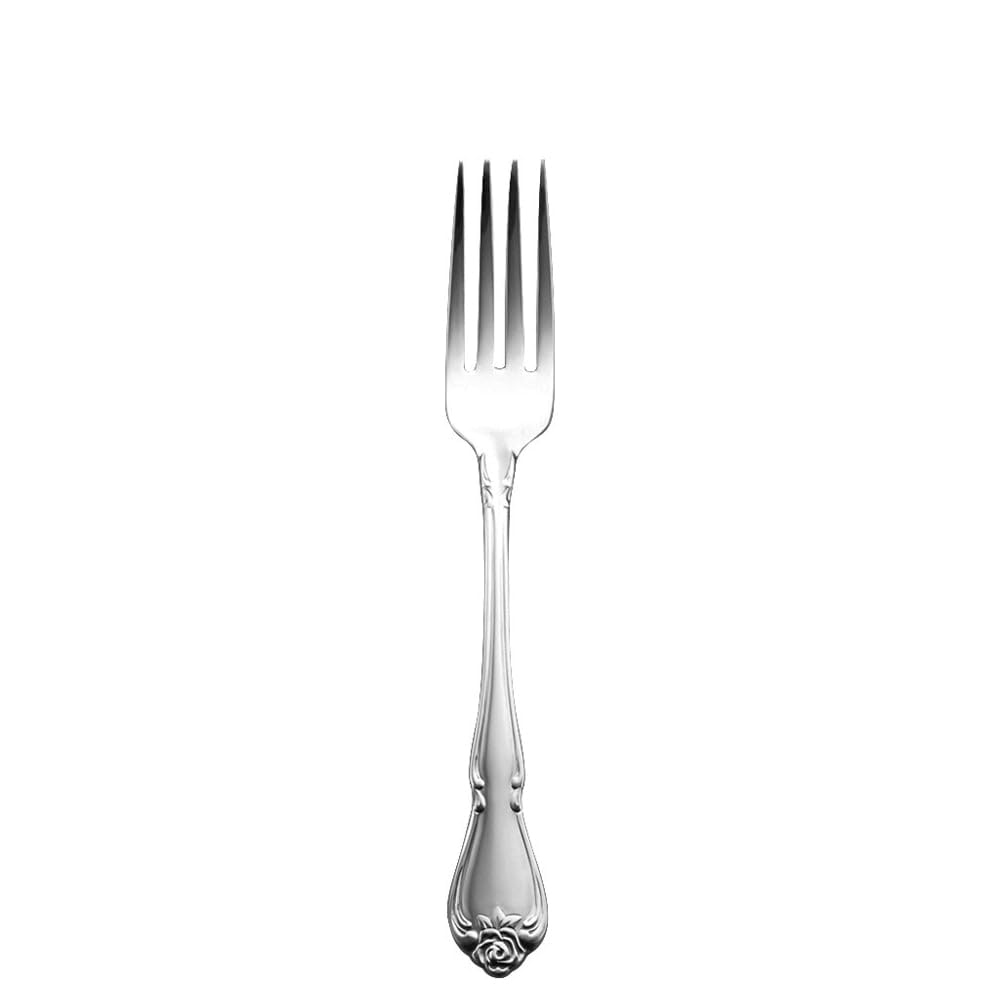 Oneida Arbor Rose S/S 7-3/8'' Dinner Fork