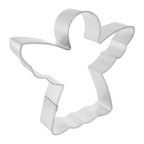 Cybrtrayd R And M Angel 5-Inch Cookie Cutter In Durable, Economical, Tinplated Steel