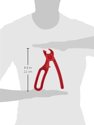 American Metalcraft N9494 Pan Grippers, 3.2'' Length X 8.55'' Width, Red