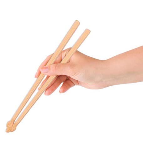 Island Dogs Helping Hands Novelty Chopsticks - Fun Chopsticks And Unique Kitchen Gadget For Easy Food Pickup - Cute Wood Chopsti