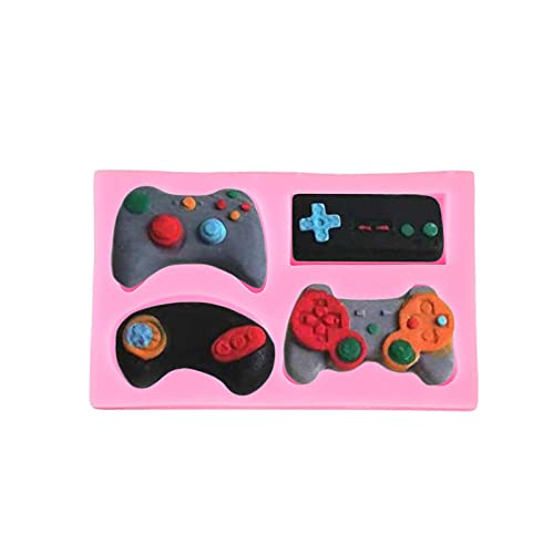 Game Controller Cake Fondant Mold, Video Game Controller Candy Silicone Resin Molds For Candy, Chocolate, Fondant, Cupcake Toppe