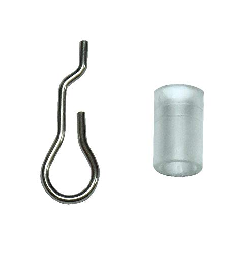 Shade Doctor of Maine TILT Wand Wire and Sleeve Collar for Horizontal Mini Blinds with 1 inch X 1 1/2 inch headrail from
