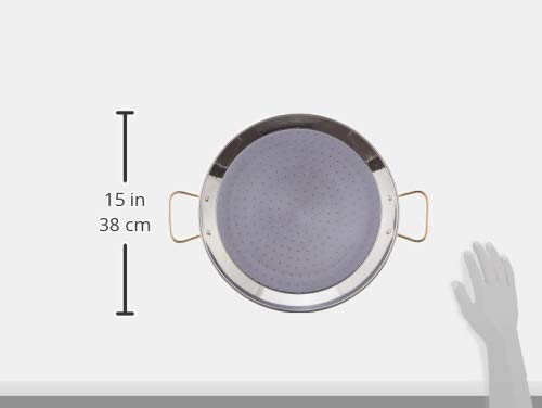 Garcima 14-Inch Stainless Steel Paella Pan, 36Cm