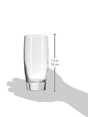 Luigi Bormioli Michelangelo 20 Oz Beverage Glasses - Large Capacity, Crystal-Clear Design - Fine Laser-Cut Rims, Ideal For Vario