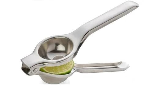 Auraaq Stainless Steel Hand Press Lemon Squeezer Heavy Duty Citrus Juicer Manual Squeeze Juice Pack Of 1
