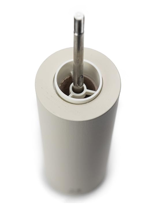 Peugeot - Boreal Salt Mill 8 In/21 Cm - Classic Setting - Pefc Certified Beech Wood - Made In France - Feather White