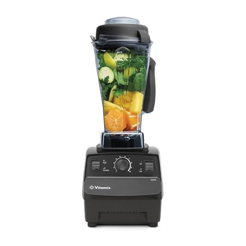 Vitamix 5200 Blender, Professional-Grade, Container, Self-Cleaning 64 Oz, Black/Grey