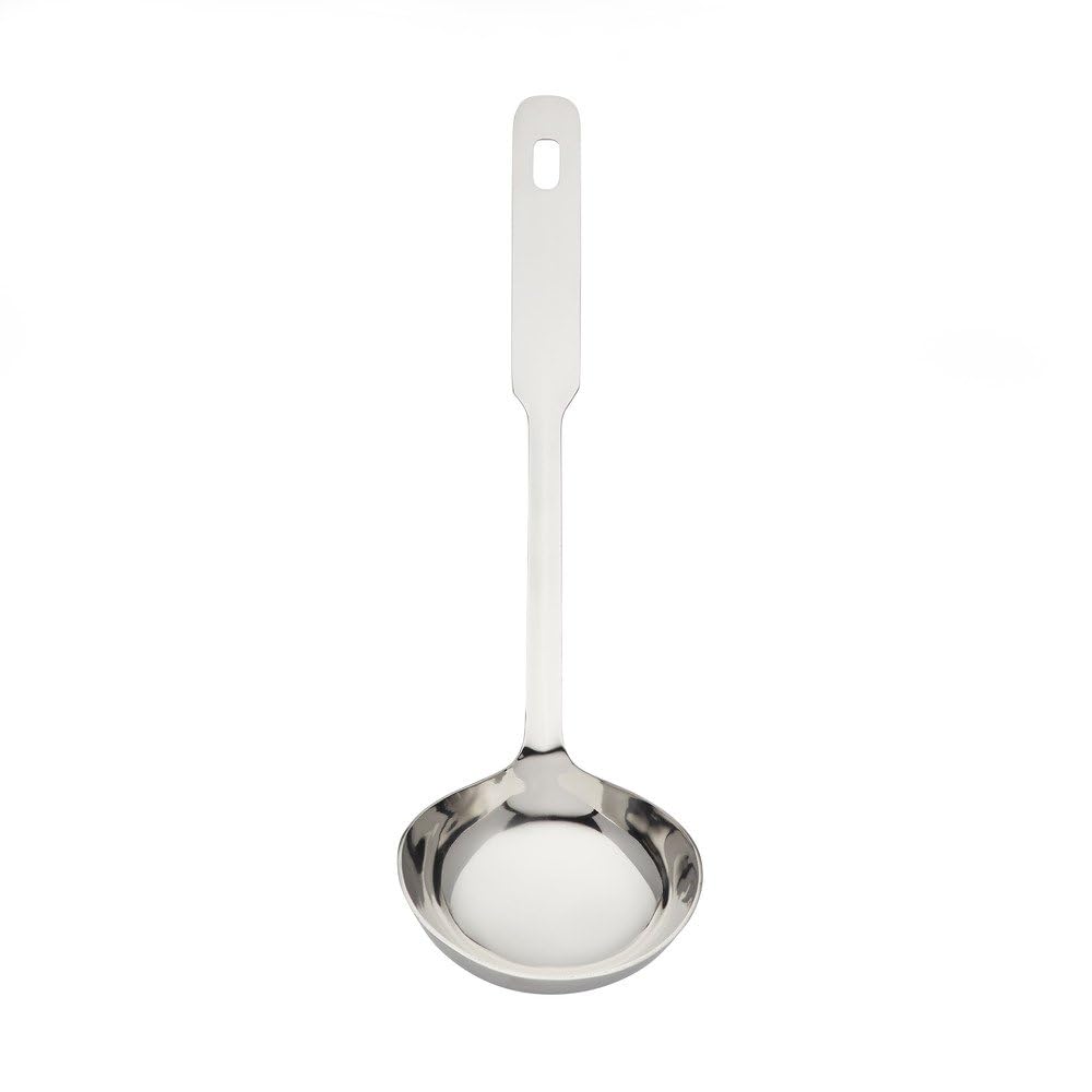 Amco 5-Piece Everyday Utensil Set | Stainless Steel - Heat Resistant | 11 Inches | Hang Hole For Easy Storage | Dishwasher Safe