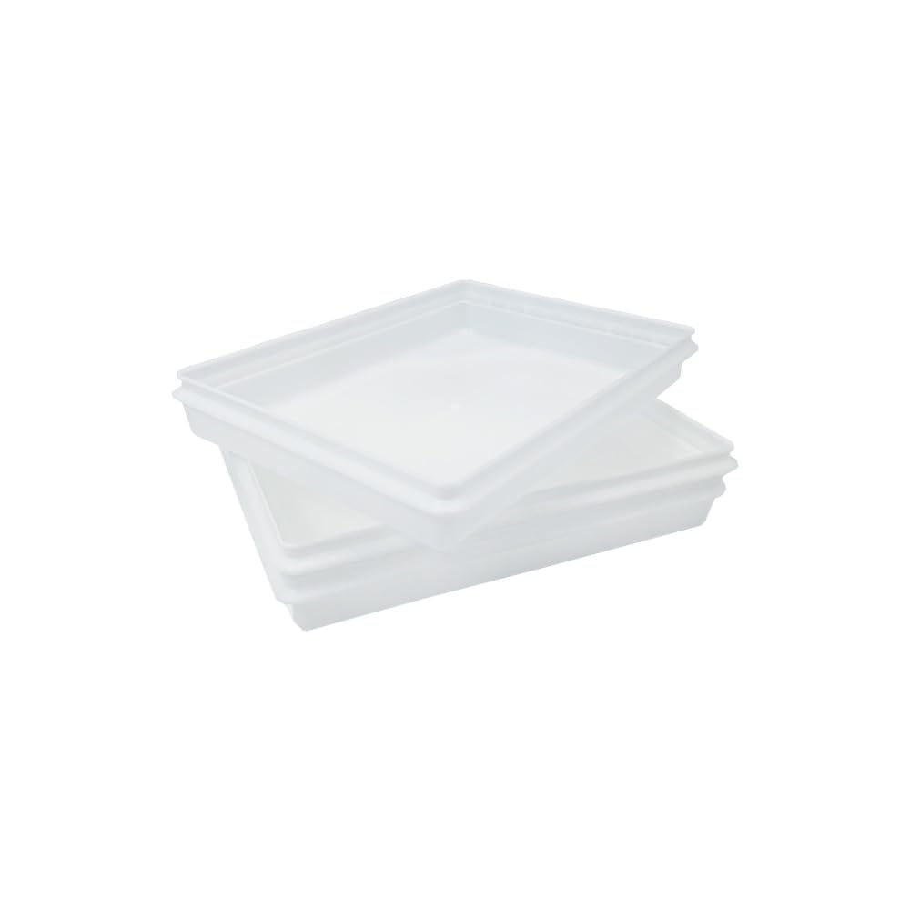 Fish Tubs/Food Storage Bins 10lb 11.5 x 15.5 x 2, Pack of 20- Shallow Container Bases Only, Lids not Included