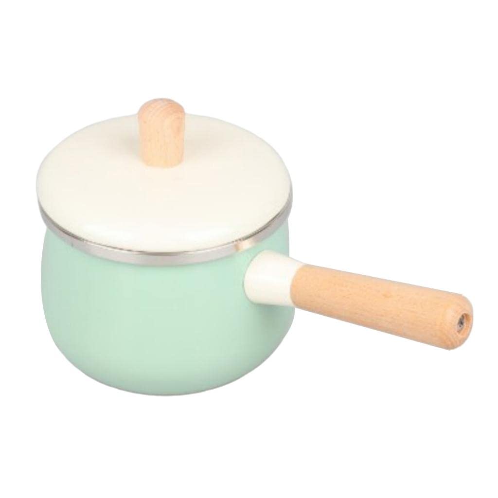 Loom Tree 1.5L Kitchen Enamel Sauce Pan Gravy Milk Pan Cooking Saucepan | Kitchen Dining & Bar | Cookware