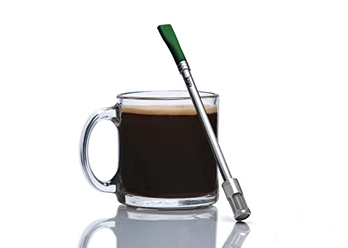 Jogo - Portable Coffee And Tea Brewing Straw - Reusable Coffee Maker Made Of Stainless Steel With Single Serve Strainer - Filter