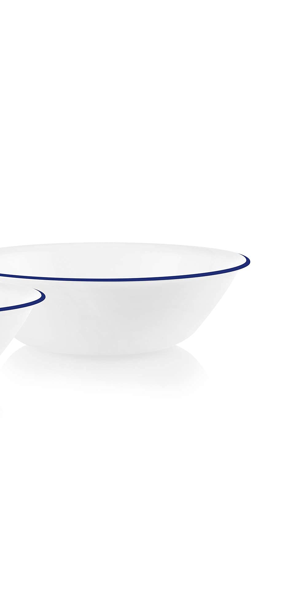 Corelle Style Chip Resistant 1Qt (0.95L) Rimmed Bowl Blue 2-Pack
