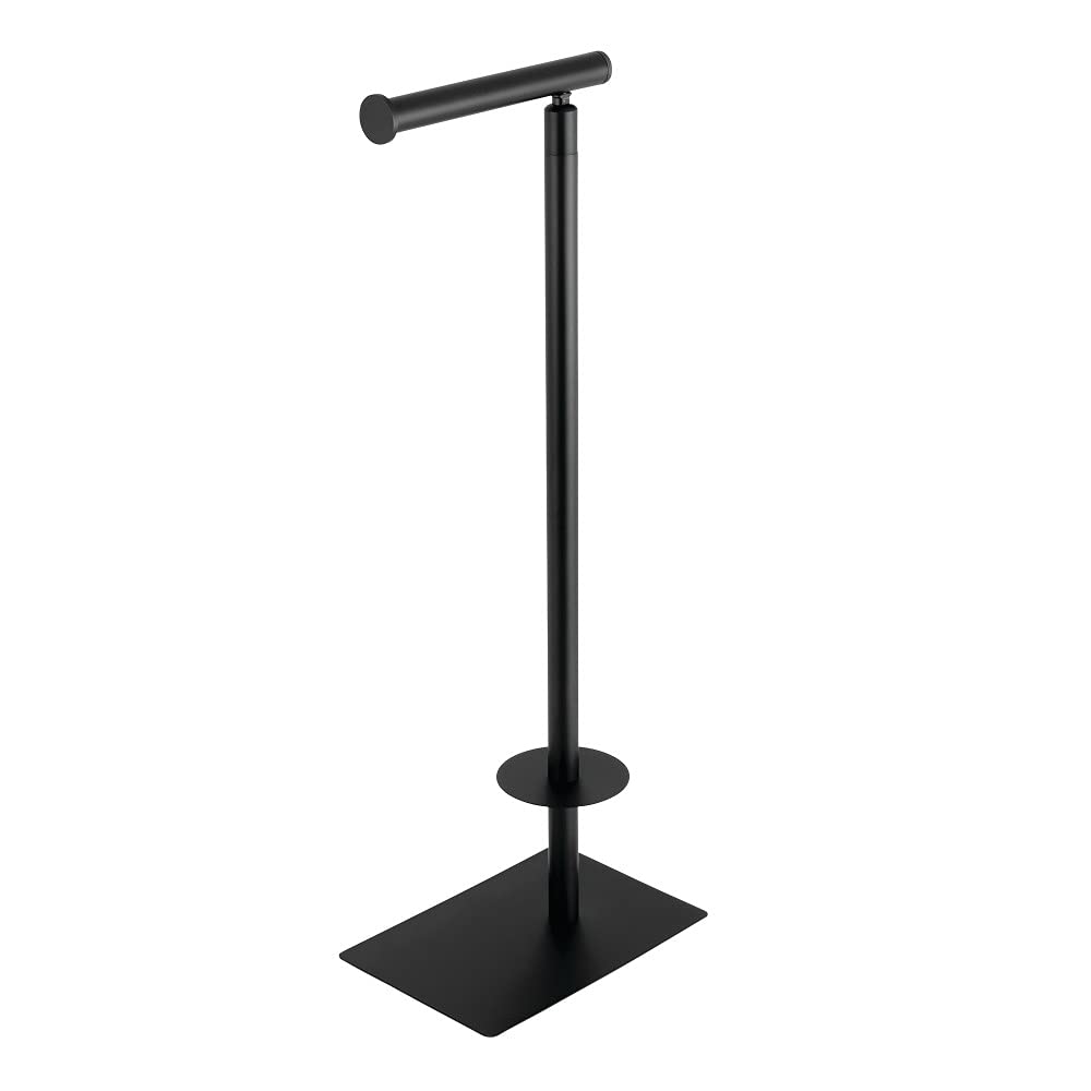 Kingston Brass CC8000 Claremont Freestanding Toilet Paper Stand  Matte Black