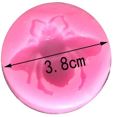 Cestony 3 Pcs Tiny Cute Bumble Bee Flying S For Diy 3D Silicone Mold Tools For Make Hard Candies Desserts Ice Cube Candles Soap