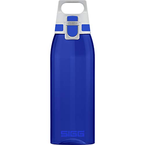 Sigg - Tritan Sports Water Bottle - Total Color Blue - Leakproof - Featherweight And Shatter-Proof Tritan Plastic - Dishwasher S