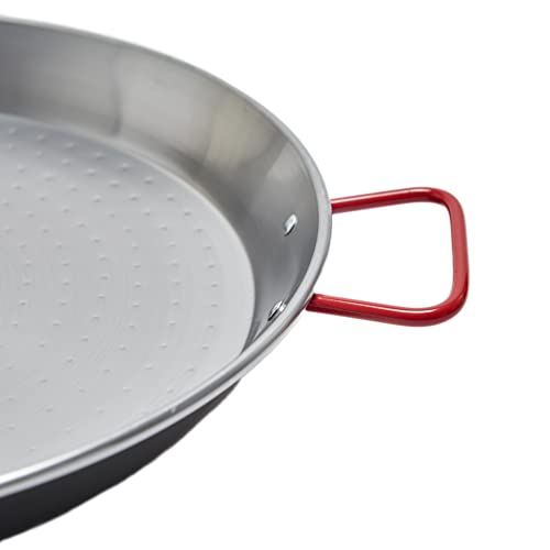 Garcima 22-Inch Carbon Steel Paella Pan, 55Cm